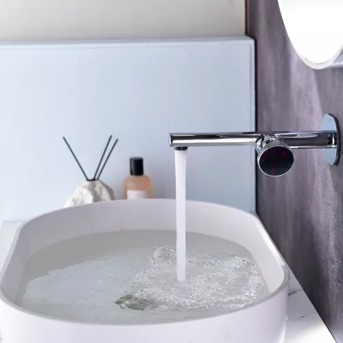 Смеситель для раковины встраиваемый Black&White GF-7407-С, Выбрать цвет: Хром, изображение 5