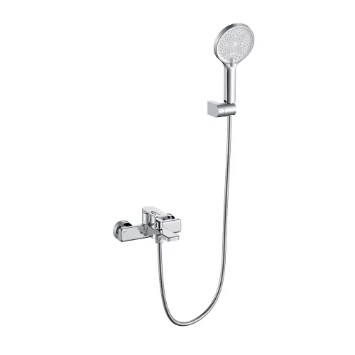 Смеситель для ванны Black&White GL-9101-C (душевой шланг и лейка в комплекте), Выбрать цвет: Хром