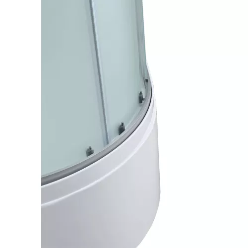 Душевая кабина AvaCan C5010/5080/5090 высокий поддон, Цвет стекла: матовое, Цвет профиля: Хром, Тип поддона: Высокий, Выбрать размер: 100х100, Внешний вид: Гидромассаж + электрика, Наличие крыши: есть, изображение 11