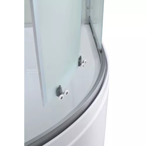 Душевая кабина AvaCan C5010/5080/5090 высокий поддон, Цвет стекла: матовое, Цвет профиля: Хром, Тип поддона: Высокий, Выбрать размер: 100х100, Внешний вид: Гидромассаж + электрика, Наличие крыши: есть, изображение 10