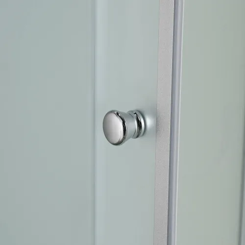 Душевая кабина AvaCan CK2010/2080/2090, Цвет стекла: матовое, Цвет профиля: Хром, Тип поддона: Низкий, Выбрать размер: 100х100, Внешний вид: без гидромассажа, Наличие крыши: есть, изображение 14