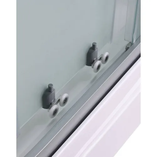 Душевая кабина AvaCan CK2010/2080/2090, Цвет стекла: матовое, Цвет профиля: Хром, Тип поддона: Низкий, Выбрать размер: 100х100, Внешний вид: без гидромассажа, Наличие крыши: есть, изображение 9