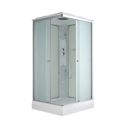 Душевая кабина AvaCan CK2010/2080/2090, Цвет стекла: матовое, Цвет профиля: Хром, Тип поддона : Низкий, Выбрать размер: 100х100, Внешний вид: без гидромассажа, Наличие крыши: есть