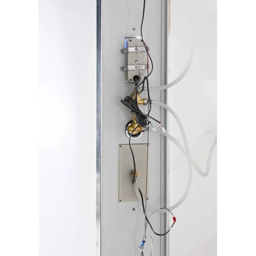 Душевая кабина AvaCan CK2080LED, Цвет стекла: прозрачное, Цвет профиля: Хром, Тип поддона: Низкий, Выбрать размер: 80х80, Внешний вид: Гидромассаж + электрика, Наличие крыши: есть, изображение 7