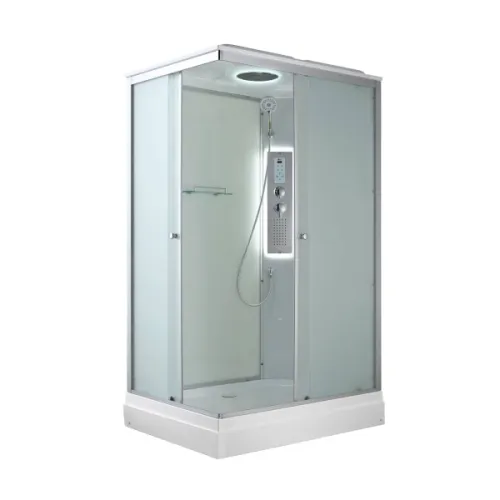 Душевая кабина AvaCan CK2911LED, Цвет стекла: прозрачное, Цвет профиля: Хром, Тип поддона : Низкий, Выбрать размер: 110х90, Внешний вид: Гидромассаж + электрика, Наличие крыши: есть