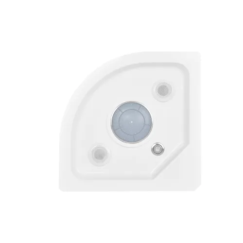 Душевая кабина  DTO EM2710/2780/2790  средний поддон, хром/матовое, Выбрать размер: 100х100, Внешний вид: без гидромассажа, Наличие крыши: есть, изображение 12