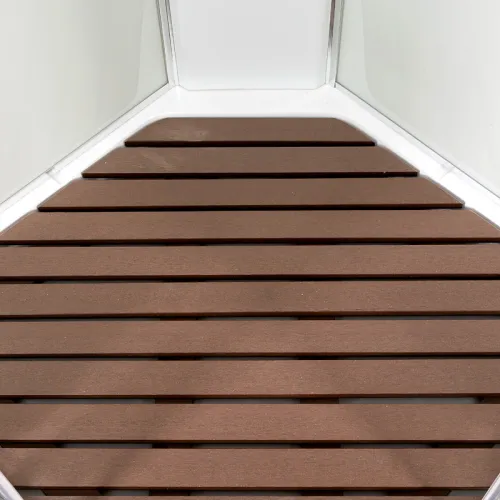 Душевая кабина DTO EM1510/1580/1590 низкий поддон/хром/ матовое с узором, Цвет профиля: Хром, Тип поддона: Низкий, Выбрать размер: 100х100, Внешний вид: без гидромассажа, Наличие крыши: нет, изображение 7