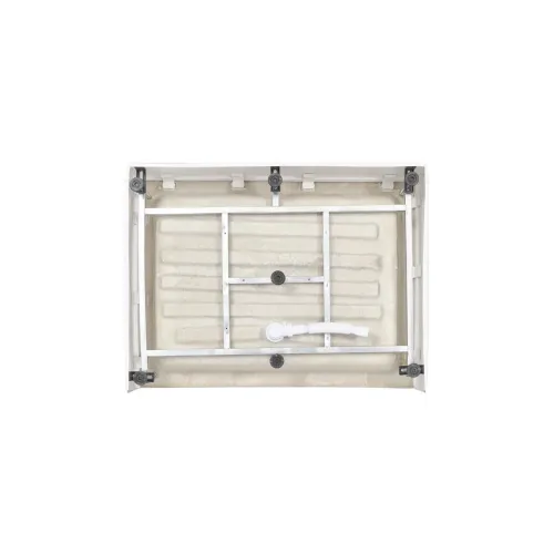 Душевая кабина DTO D229 средний поддон, хром/матовое, Цвет профиля: Хром, Тип поддона: Средний, Выбрать размер: 120х90, Внешний вид: без гидромассажа, Наличие крыши: нет, изображение 12