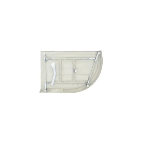 Душевая кабина  DTO D102S  L/R хром/матовое, Цвет профиля: Хром, Тип поддона: Низкий, Выбрать размер: 120х80, Внешний вид: без гидромассажа, Наличие крыши: есть, Ориентация: правая, изображение 18