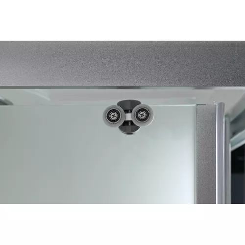 Душевая кабина AvaCan CK2810/2911/2912, Цвет стекла: матовое, Цвет профиля: Хром, Тип поддона: Низкий, Выбрать размер: 100х80, Внешний вид: без гидромассажа, Наличие крыши: есть, изображение 16