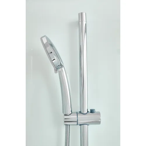 Душевая кабина DTO D229 средний поддон, хром/матовое, Цвет профиля: Хром, Тип поддона: Средний, Выбрать размер: 120х90, Внешний вид: без гидромассажа, Наличие крыши: нет, изображение 5