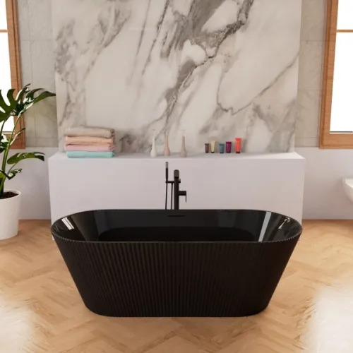 Ванна акриловая Frank  F6103 Black/Black, Выбрать цвет: Черный