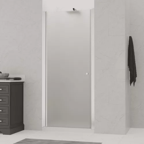 Душевая дверь Dolphin TN-03, Цвет стекла: фабрик (Fabrik), Цвет профиля: Хром, Выбрать размер: 80, изображение 2