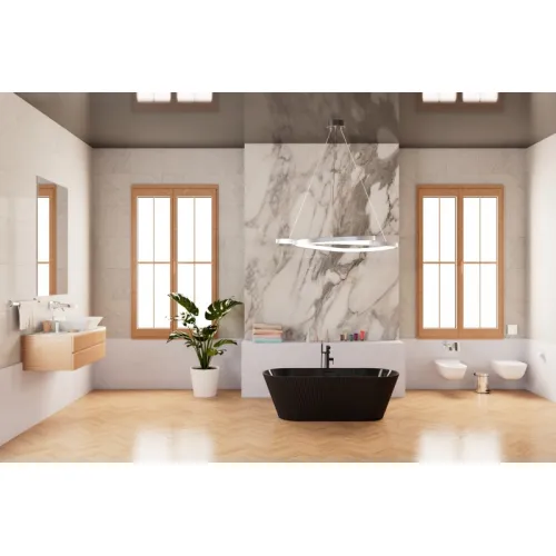 Ванна акриловая Frank  F6103 Black/Black, Выбрать цвет: Черный, изображение 5