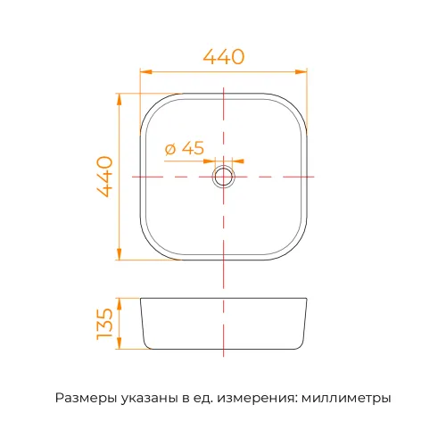 Раковина накладная RGW GS-05, изображение 3