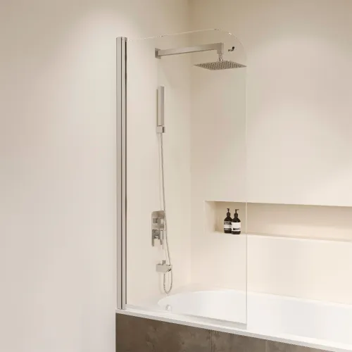 Шторка на ванну RGW SC-109, Цвет профиля: Хром