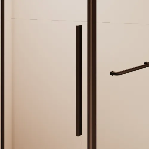 Душевой уголок RGW SV-42-1B (SV-12B + Z-060-2B), Цвет стекла: прозрачное, Цвет профиля (вариация): Черный, Выбрать размер: 1200x800, изображение 3