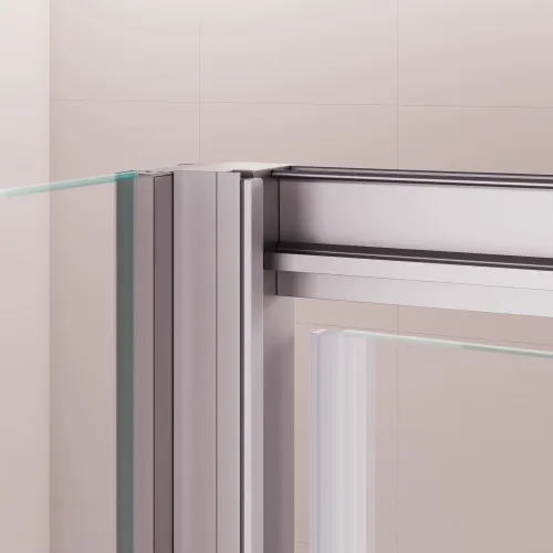 Душевой уголок RGW PA-32 (PA-02 + Z-050-1), Цвет стекла: прозрачное, Цвет профиля (вариация): Хром, Выбрать размер: 900x900, изображение 3