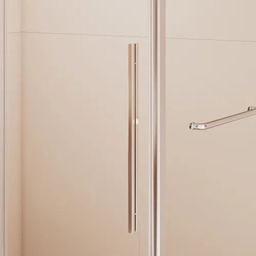 Душевой уголок RGW SV-42-1 (SV-12 + Z-060-2), Цвет стекла: прозрачное, Цвет профиля (вариация): Хром, Выбрать размер: 1100x1000, изображение 3