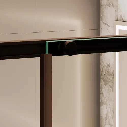 Душевой уголок RGW SV-42-1B (SV-12B + Z-060-2B), Цвет стекла: прозрачное, Цвет профиля (вариация): Черный, Выбрать размер: 1200x800, изображение 4