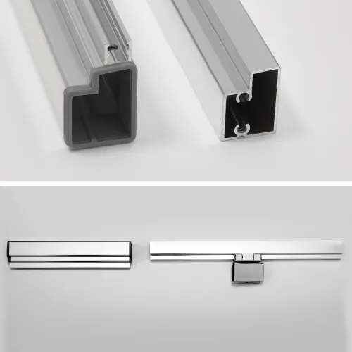 Душевой уголок прямоугольный WasserKRAFT Berkel, Монтаж: В угол, Выбрать размер: 80х90, изображение 14