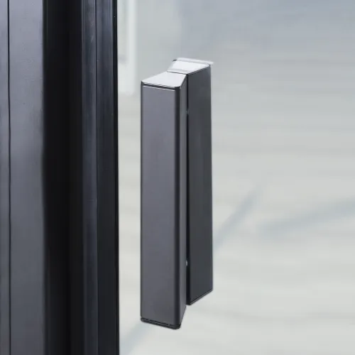 Душевой уголок  Wasserkraft  Elbe 74P, Цвет стекла: прозрачное, Цвет профиля: Черный, Выбрать размер: 80х80, изображение 13