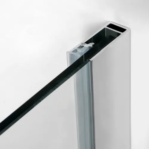 Душевой уголок трапеция WasserKRAFT Leine, Цвет стекла: прозрачное, Цвет профиля: Хром, Выбрать размер: 100х100, изображение 11