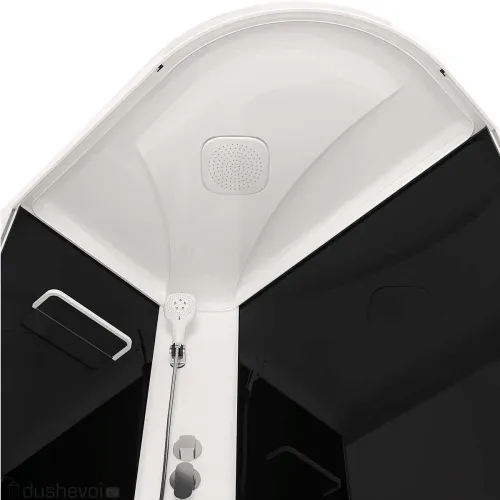 Душевая кабина DOMANI-Spa Delight 128 высокий поддон тонированное стекло 120х80 см, Внешний вид: высокий поддон, Выбрать цвет: Черный, изображение 2