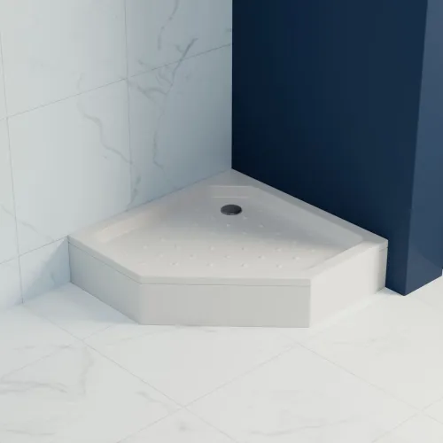 Душевой поддон трапеция RGW STYLE-TR, Выбрать цвет: Белый, Выбрать размер: 900х900, изображение 2