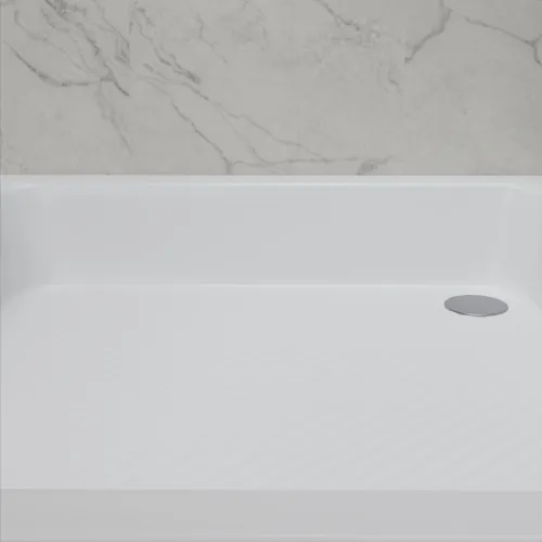 Душевой поддон квадратный RGW B/CL-S, Выбрать цвет: Белый, Выбрать размер: 900x900, изображение 6