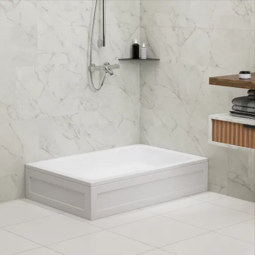 Душевой поддон прямоугольный RGW B/CL-S, Выбрать цвет: Белый, Выбрать размер: 900x1200, изображение 3