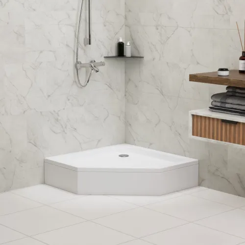 Душевой поддон трапеция RGW STYLE-TR, Выбрать цвет: Белый, Выбрать размер: 900х900, изображение 4