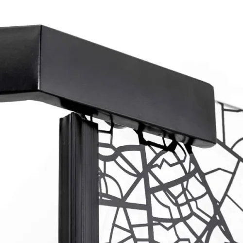 Душевой уголок AvaCan PB 90/100, Цвет стекла: с рисунком, Цвет профиля: Черный, Выбрать размер: 90х90, изображение 36