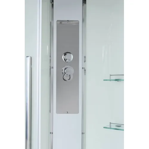 Душевая кабина AvaCan EM2080/2090/2010 матовое стекло, низкий поддон, Цвет стекла: матовое, Цвет профиля: Хром, Выбрать размер: 80х80, Внешний вид: без гидромассажа, Наличие крыши: есть, изображение 94