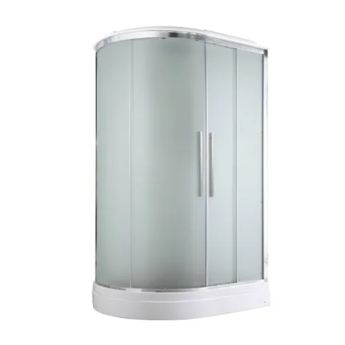 Душевая кабина AvaCan EM2811/2812/2912L/R матовое стекло, низкий поддон, Цвет стекла: матовое, Цвет профиля: Хром, Выбрать размер: 110х80, Внешний вид: без гидромассажа, Наличие крыши: есть, Ориентация: правая, изображение 24