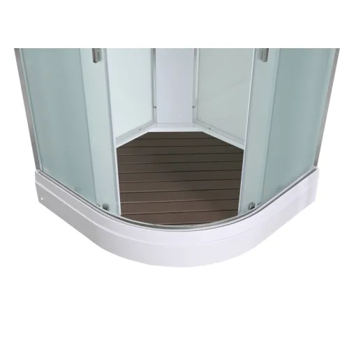 Душевая кабина AvaCan EM2080/2090/2010 матовое стекло, низкий поддон, Цвет стекла: матовое, Цвет профиля: Хром, Выбрать размер: 80х80, Внешний вид: без гидромассажа, Наличие крыши: есть, изображение 155