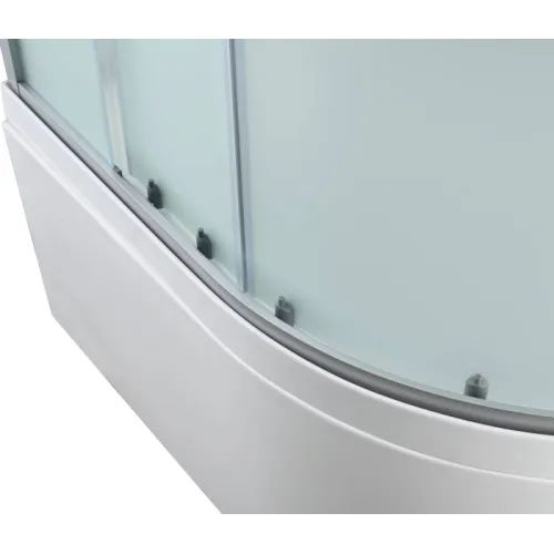 Душевая кабина AvaCan C5012 L/R высокий поддон, Цвет стекла: матовое, Цвет профиля: Хром, Тип поддона : Высокий, Выбрать размер: 120х80, Внешний вид: Гидромассаж + электрика, Наличие крыши: есть, Ориентация: левая, изображение 96