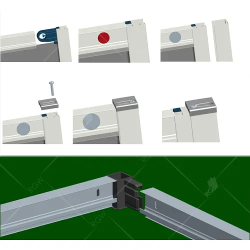 Душевая дверь RGW CL-14B, Цвет стекла: прозрачное, Цвет профиля (вариация): Черный, Выбрать размер: 100, изображение 12