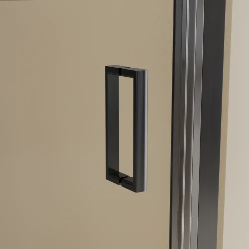 Душевая дверь RGW CL-14B, Цвет стекла: прозрачное, Цвет профиля (вариация): Черный, Выбрать размер: 100, изображение 7