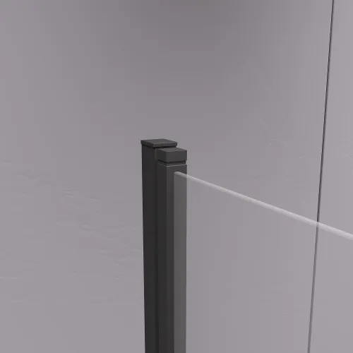 Шторка на ванну RGW SC-109B, Цвет стекла: прозрачное, Цвет профиля (вариация): Черный, Выбрать размер: 60, изображение 14