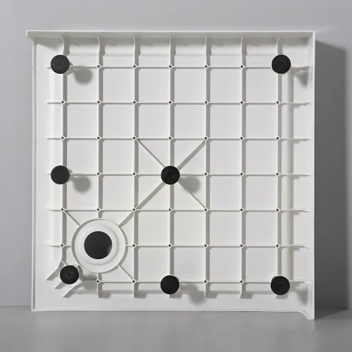 Душевой поддон квадратный RGW SMC-W Белый, Выбрать размер: 80х80, изображение 7