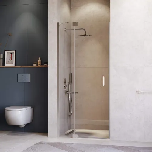 Душевая дверь RGW HO-014, Цвет стекла: прозрачное, Цвет профиля (вариация): Хром, Выбрать размер: 100, изображение 2