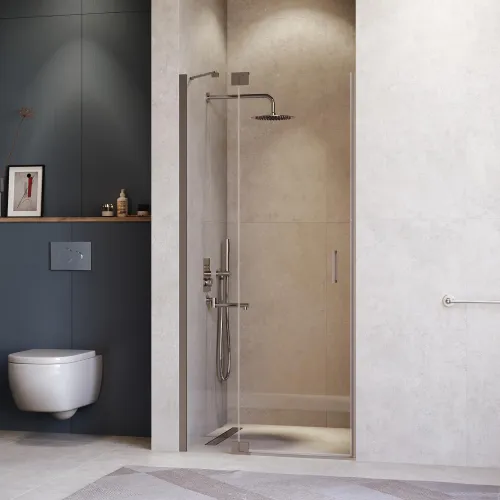 Душевая дверь RGW HO-014Gr, Цвет стекла: прозрачное, Цвет профиля (вариация): Серый, Выбрать размер: 100, изображение 2