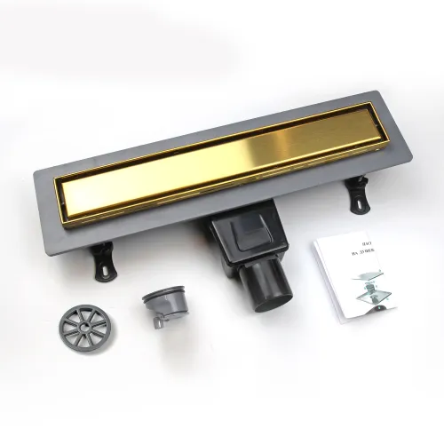 Душевой лоток RGW Drain Leo-31Gb золото, Выбрать цвет: Золото, Выбрать размер: 60, изображение 17