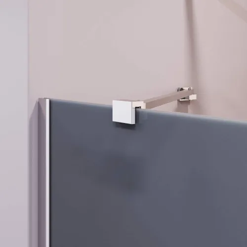 Шторка на ванну RGW SC-151, Цвет стекла: тонированное, Цвет профиля: Хром, Выбрать размер: 60, изображение 4