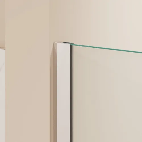 Душевая перегородка RGW WA-054 (WA-010 + Z-072) прозрачное/хром, Цвет стекла: прозрачное, Цвет профиля: Хром, Выбрать размер: 70, изображение 5