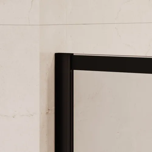 Душевая перегородка RGW WA-019B прозр. с рисунком/черный, Цвет стекла: с рисунком, Цвет профиля: Черный, Выбрать размер: 60, изображение 14