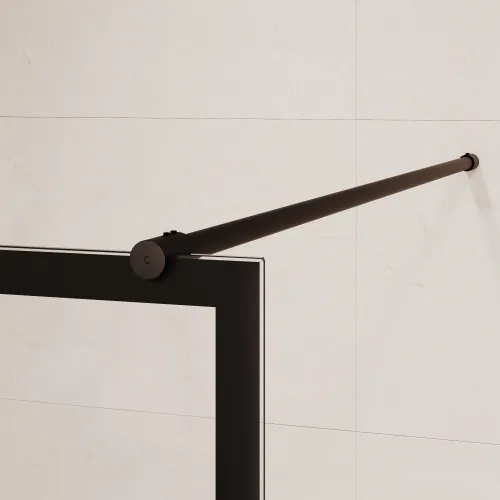 Душевая перегородка RGW WA-019B прозр. с рисунком/черный, Цвет стекла: с рисунком, Цвет профиля: Черный, Выбрать размер: 60, изображение 16