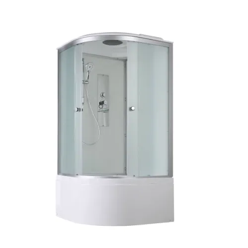 Душевая кабина AvaCan D5080/5090/5010 матовое стекло , высокий поддон, Цвет профиля: Хром, Выбрать размер: 80х80, Внешний вид: без гидромассажа, Наличие крыши: есть, изображение 54