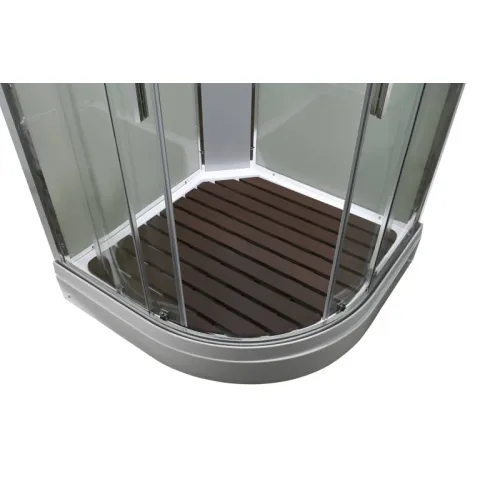 Душевая кабина AvaCan EM2080/2090/2010/2011T прозрачное стекло , низкий поддон, Цвет стекла: прозрачное, Цвет профиля: Хром, Выбрать размер: 80х80, Внешний вид: без гидромассажа, Наличие крыши: есть, изображение 114